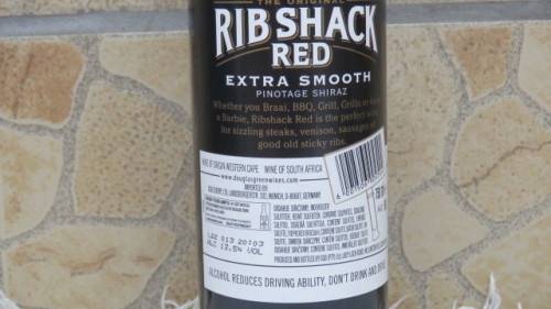 Sealed 750ml Bottle of Douglas Green The Original RibShack Red 2021 Vintage Blend Pinotage Shiraz