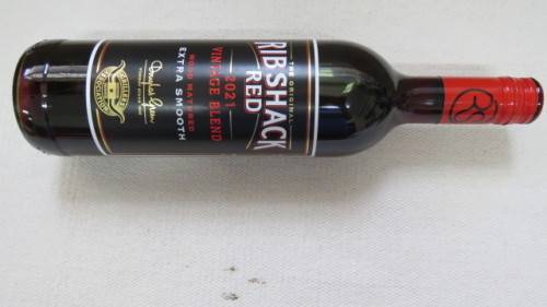 Sealed 750ml Bottle of Douglas Green The Original RibShack Red 2021 Vintage Blend Pinotage Shiraz