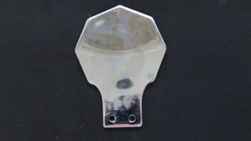 Superb Vintage Alfa Romeo Cape Club `Ad Optima` Chrome/Enamel Car Badge No 94 9 x 12 cm