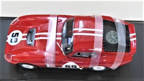 Boxed Yat Ming 1965 Shelby Cobra Daytona Coupe Die Cast Collection Deluxe Edition Scale 1:18