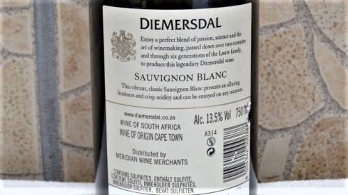 Sealed 750ml Bottle of Diemersdal Cape Town Sauvignon Blanc 2022