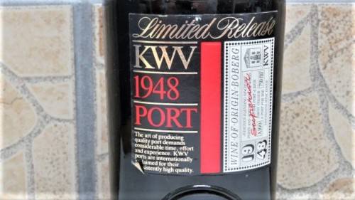 Sealed 750ml Bottle of KWV 1948 Port (Limited Release)