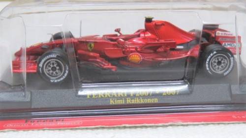 Boxed & Sealed Die Cast Ferrari F2007 2007 Kimi Raikkonen (Official Licensed Product) 1:43 L: 11 cm