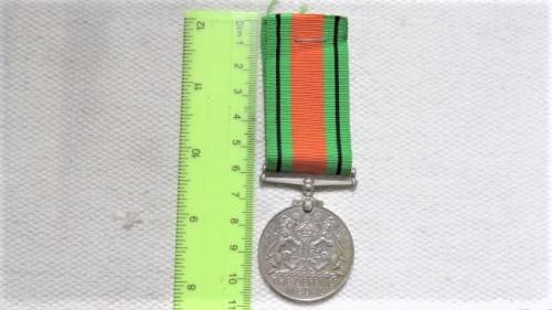 United Kingdom World War II Defence Medal Unnamed