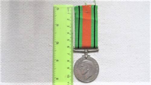 United Kingdom World War II Defence Medal Unnamed