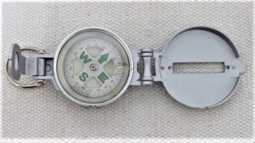 Awesome Vintage Engineer Lensatic Directional Compass 53 x 75 x 23 mm