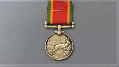 Four WW II Silver Africa Service Medals Issued to Various People Details in Description 136.9 g