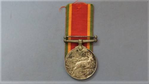 Four WW II Silver Africa Service Medals Issued to Various People Details in Description 136.9 g