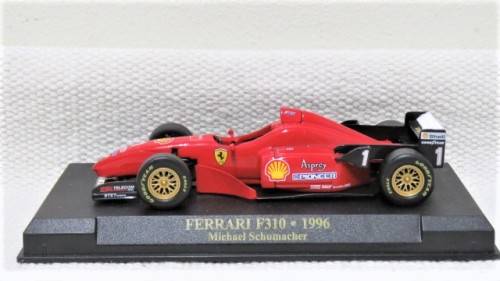 Die Cast Ferrari F310 - 1996 Michael Schumacher No Hard Plastic Cover Made in China 1:43 L: 115 mm