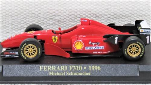 Die Cast Ferrari F310 - 1996 Michael Schumacher No Hard Plastic Cover Made in China 1:43 L: 115 mm