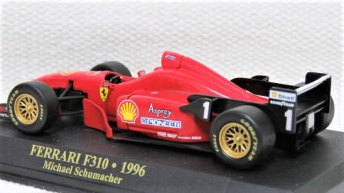Die Cast Ferrari F310 - 1996 Michael Schumacher No Hard Plastic Cover Made in China 1:43 L: 115 mm