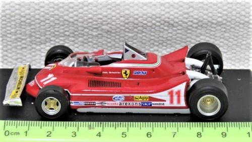 Die Cast Ferrari 312 T4 - 1979 Jody Scheckter No Hard Plastic Cover Made in China 1:43 L: 95 mm