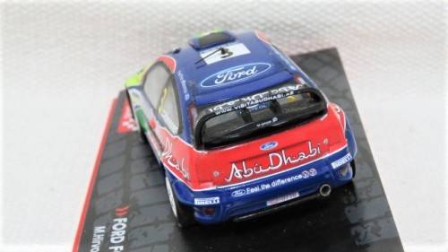 D/Cast Champion Rally Cars 2008 Ford Focus WRC M. Hirvonen - J. Lehtinen No Hard Plastic Cover 1:43