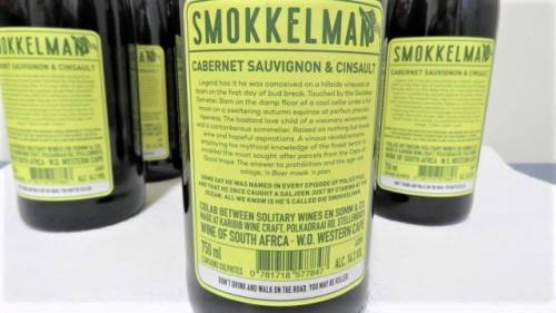 Six Sealed 750ml Bottles of Smokkelman Cabernet Sauvignon & Cinsault BIDDING PER ITEM