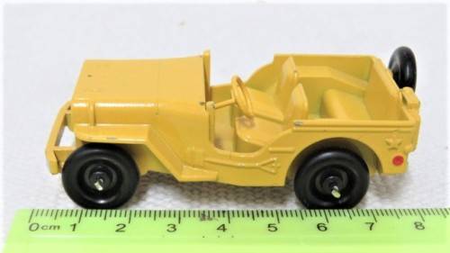 Dinky Toys Editions Atlas Die Cast Jeep #24 M No Box Scale 1:43  L: 82 mm