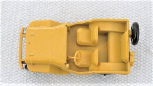 Dinky Toys Editions Atlas Die Cast Jeep #24 M No Box Scale 1:43  L: 82 mm