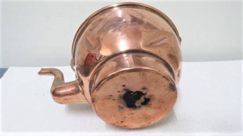 Unbranded Antique Copper & Brass Spirit Kettle On Stand With Burner 27,5 x 15 cm SOLD AS IS