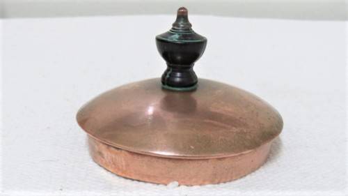 Unbranded Antique Copper & Brass Spirit Kettle On Stand With Burner 27,5 x 15 cm SOLD AS IS