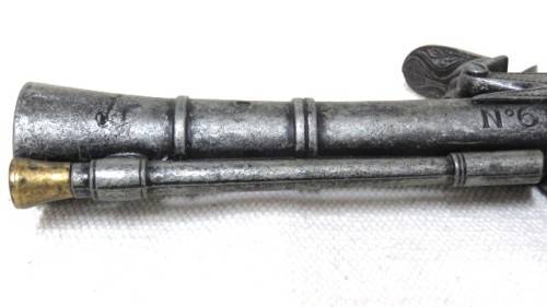 Vintage Replica Non-Firing Flintlock Powder Pistol/Blunderbuss L. Richards No. 6  290 mm SOLD AS IS