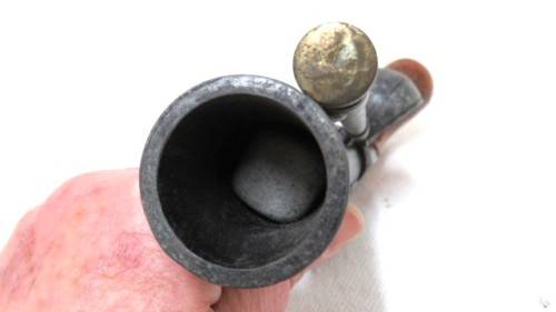 Vintage Replica Non-Firing Flintlock Powder Pistol/Blunderbuss L. Richards No. 6  290 mm SOLD AS IS