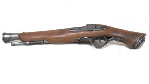 Wonderful Vintage Replica Non-Firing IR 30 Duel Flintlock Pistol L: 370 mm SOLD AS IS