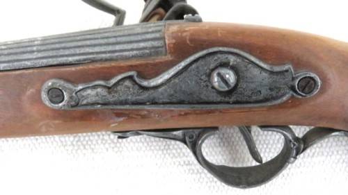 Wonderful Vintage Replica Non-Firing IR 30 Duel Flintlock Pistol L: 370 mm SOLD AS IS