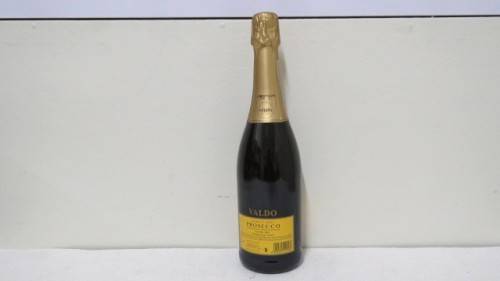 Sealed 750ml Bottle of Award Winning Valdo Marca Oro Prosecco Extra Dry Sparkling Wine