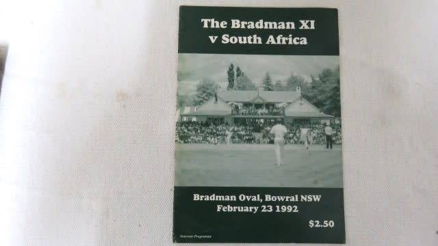 Five Vintage South African Cricket Programmes Details in Description