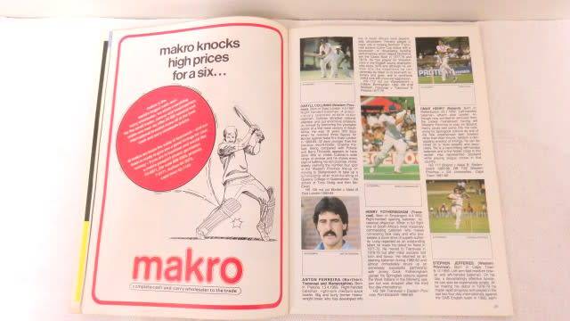 Five Vintage South African Cricket Programmes Details in Description