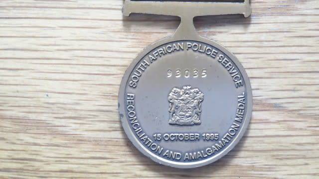 South African Police Services Reconciliation And Amalgamation 15 October 1995 Medal (93035)