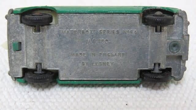 Vintage Lesney Matchbox Series No. 64 Die Cast M.G. 1100 No Box Scale 1:64 L: 66 mm SOLD AS IS