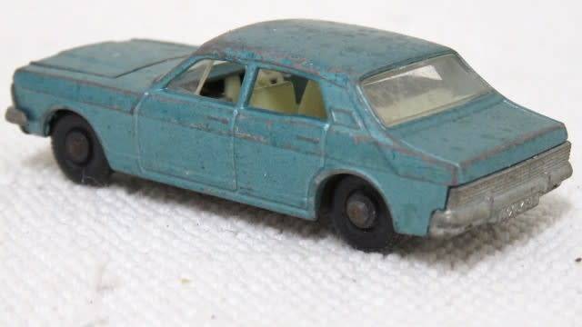 Vintage Lesney Matchbox Series No. 53 Die Cast Ford Zodiac MK. IV No Box L: 72 mm SOLD AS IS