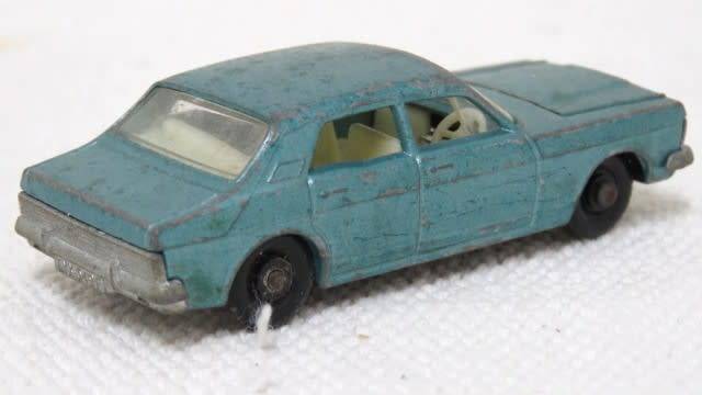 Vintage Lesney Matchbox Series No. 53 Die Cast Ford Zodiac MK. IV No Box L: 72 mm SOLD AS IS