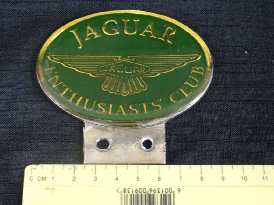 Jaguar Enthusiasts Club Logo Car Badge (H - 8.5cm / B - 9cm)
