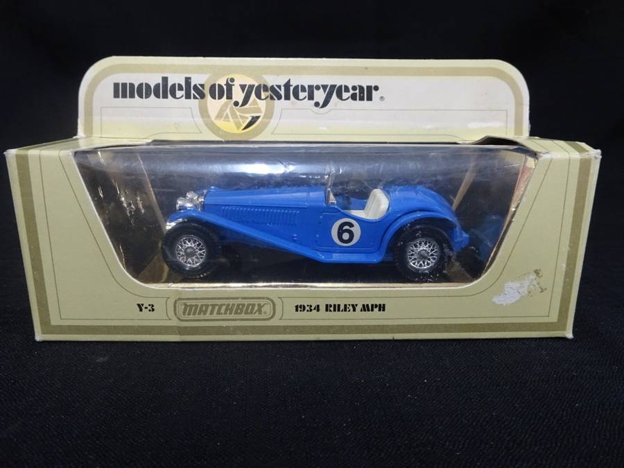 Models Of Yesteryear Y-3 1934 Riley M.P.H (Box Got Some Wear On, Model In Excellent Cond)