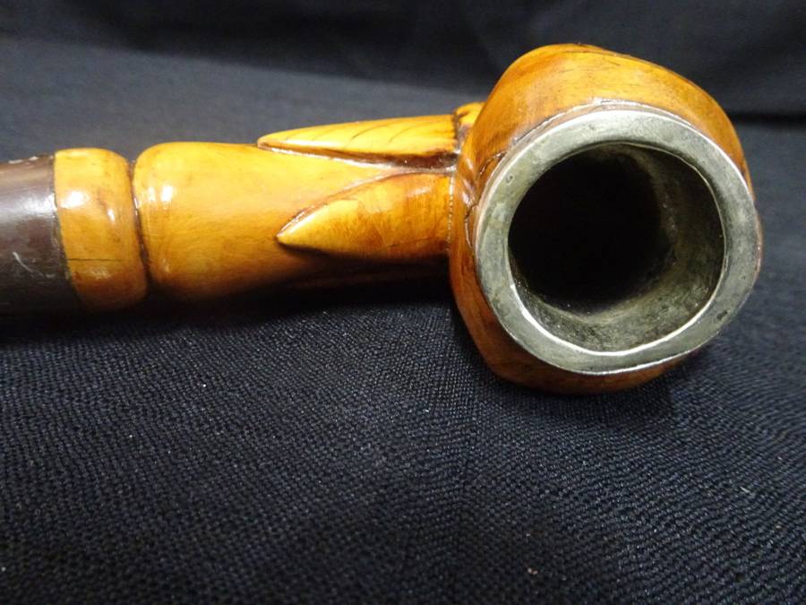 Stunning Pre Boere War Period 1874 Lemoenboomwortel Pipe Beloning To Gysbert J. Loftus