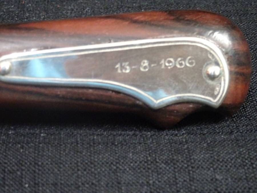 Beautiful Silver Hallmarked Presentation Axe For The Launching Of MS `SA Hexrivier`(See Description)