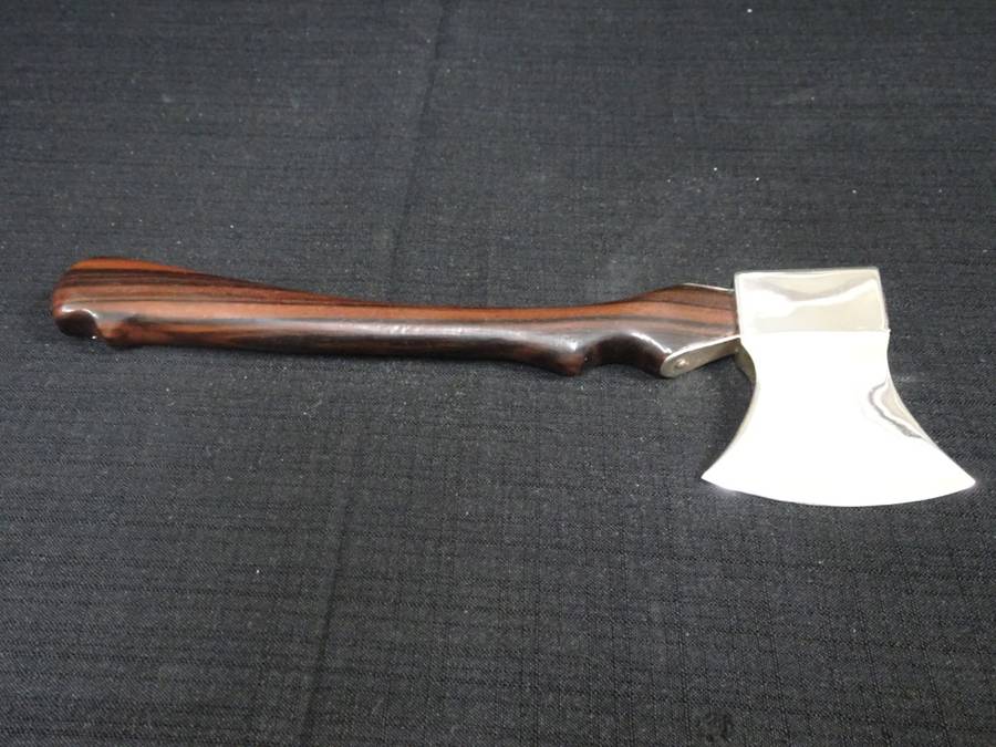 Beautiful Silver Hallmarked Presentation Axe For The Launching Of MS `SA Hexrivier`(See Description)
