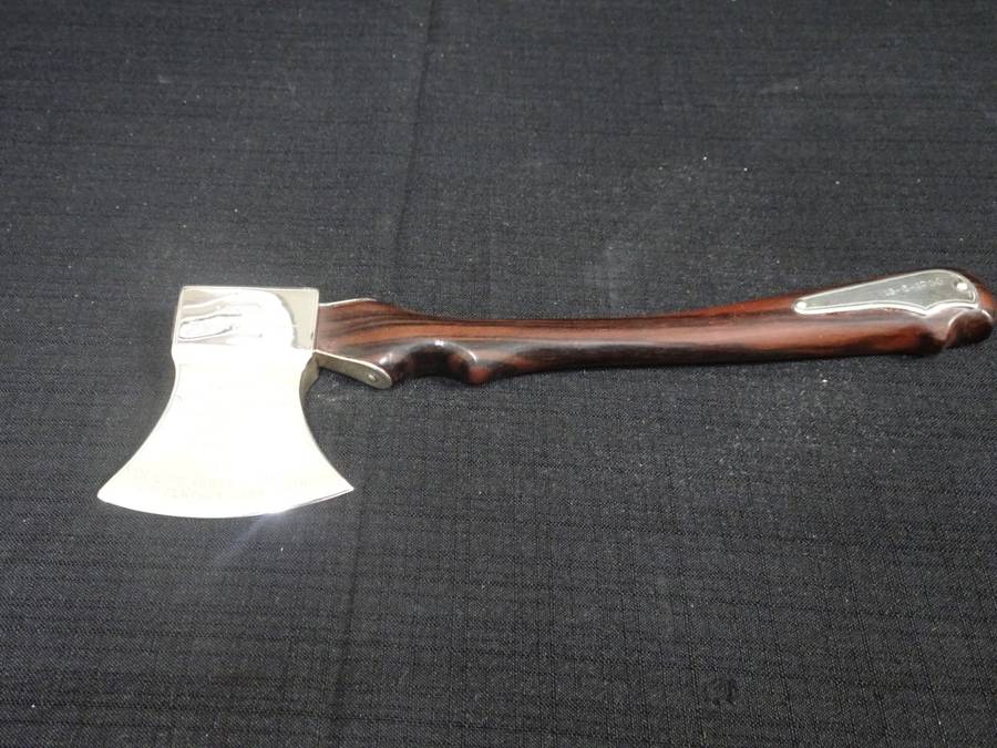 Beautiful Silver Hallmarked Presentation Axe For The Launching Of MS `SA Hexrivier`(See Description)