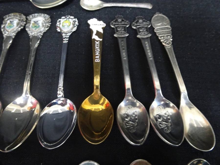 Collection Of Twenty Five Vintage Teaspoons (Relist Item)