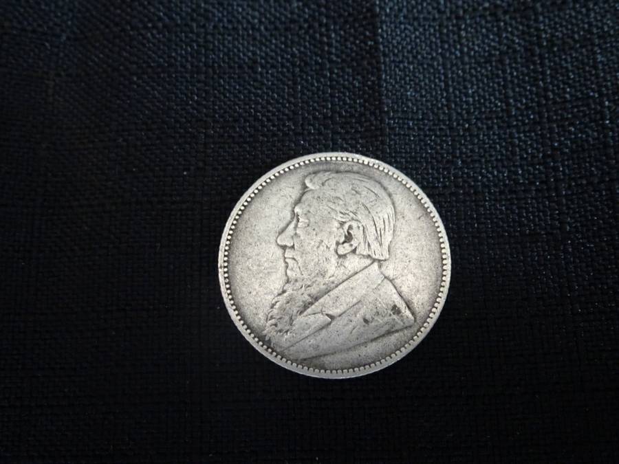 Zuid Afrikaansche Republiek (ZAR) Silver 1894 One Shilling Coin (5.5 g)