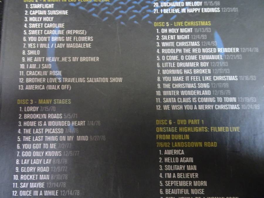 Collection Of Neil Daimond Performances 1970 - 2002 (See My Description)