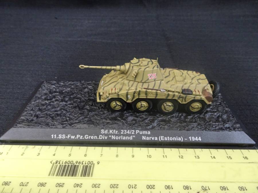 Sd.Kfz. 234/2 Puma 11.SS-Fw.Gren.Div `Norland` Narva (Estonia) - 1944 (In Excellent Condition)