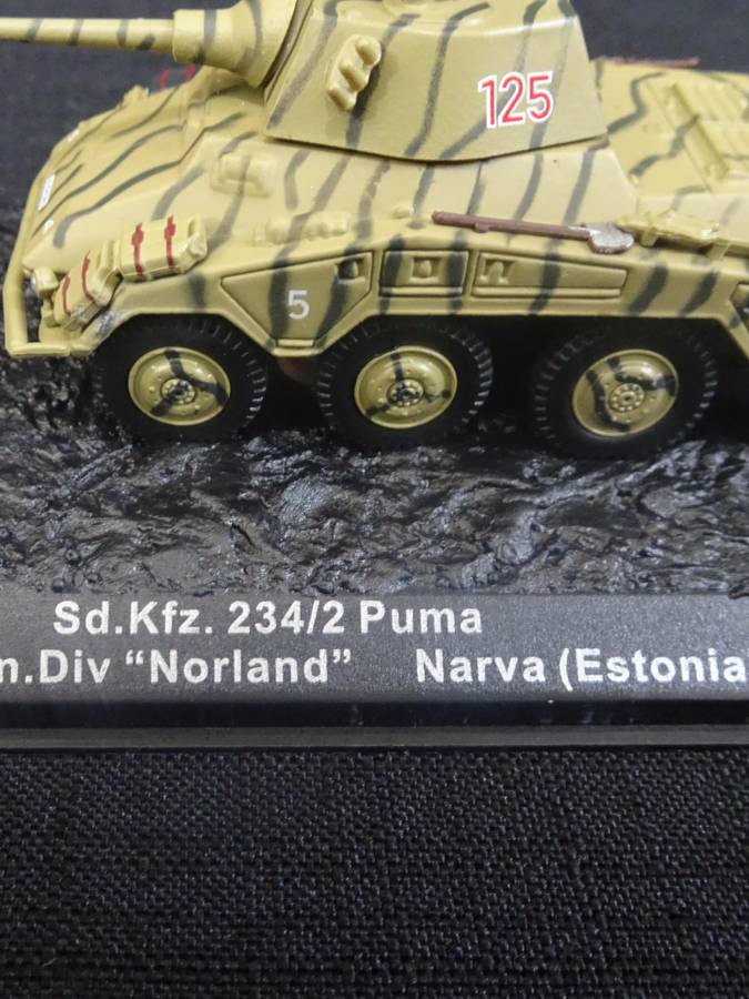 Sd.Kfz. 234/2 Puma 11.SS-Fw.Gren.Div `Norland` Narva (Estonia) - 1944 (In Excellent Condition)