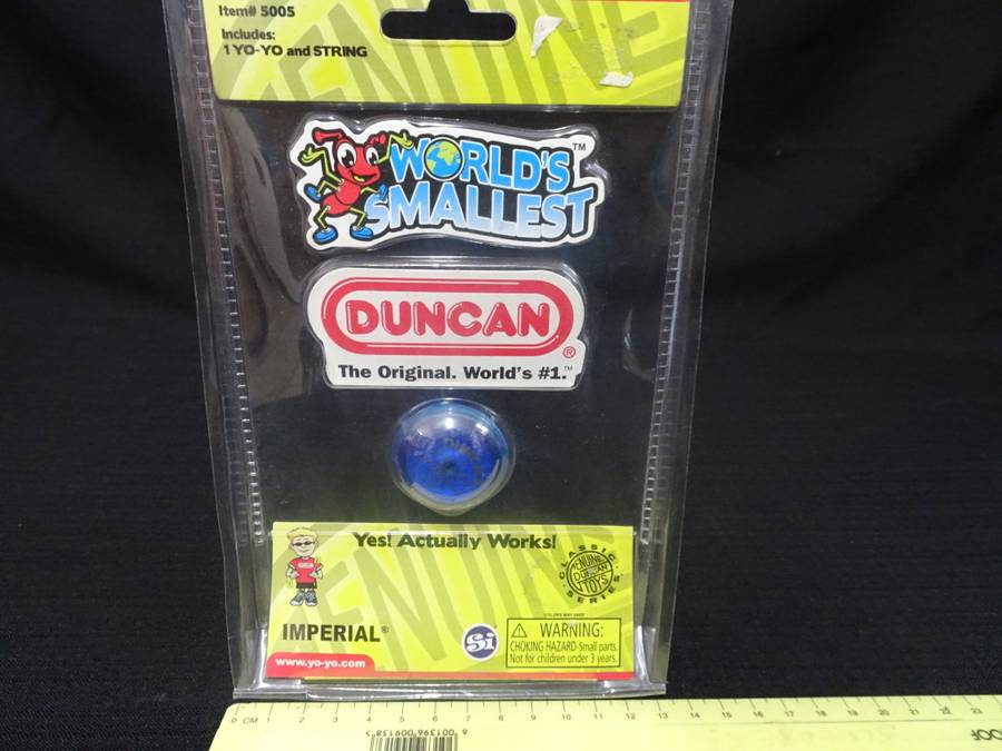 Duncan The Original. World`s #1, World`s Smallest YO - YO And String Still In Sealed Package