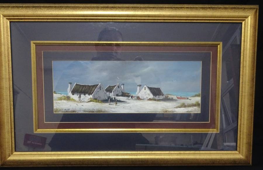 Beautiful Original Oil On Board - S.A. Artist Celia Truter - West Coast Sceen (See My Description)