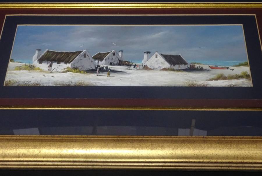 Beautiful Original Oil On Board - S.A. Artist Celia Truter - West Coast Sceen (See My Description)