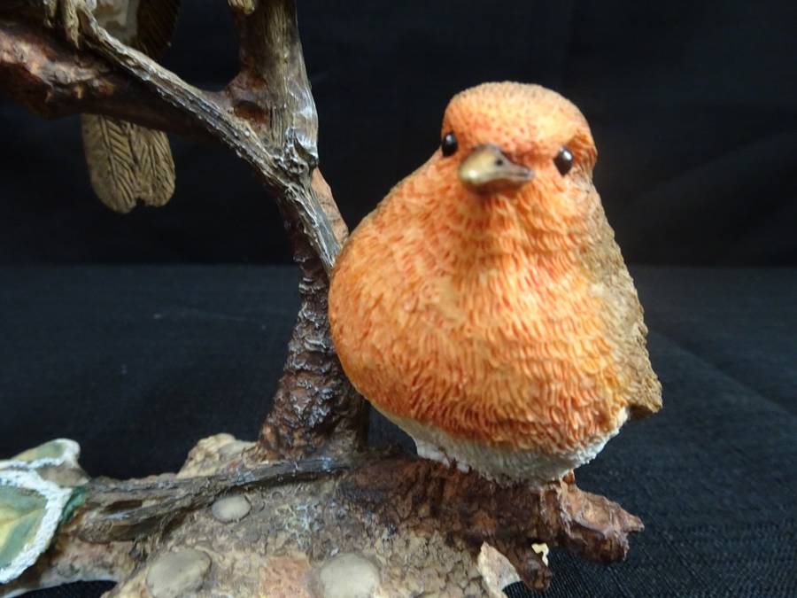 Vintage Limited Edition Coalport Robin Redbreast Frosty Morning Bird Collection - Number 3788/4950