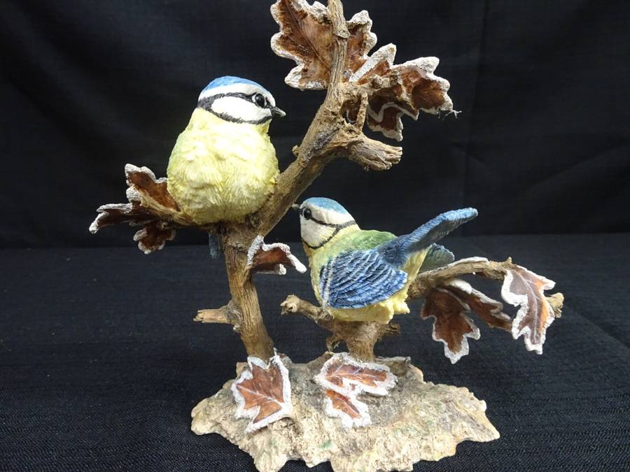 Vintage Limited Edition Coalport Blue Tits Bird Collection - Number 1935/4950