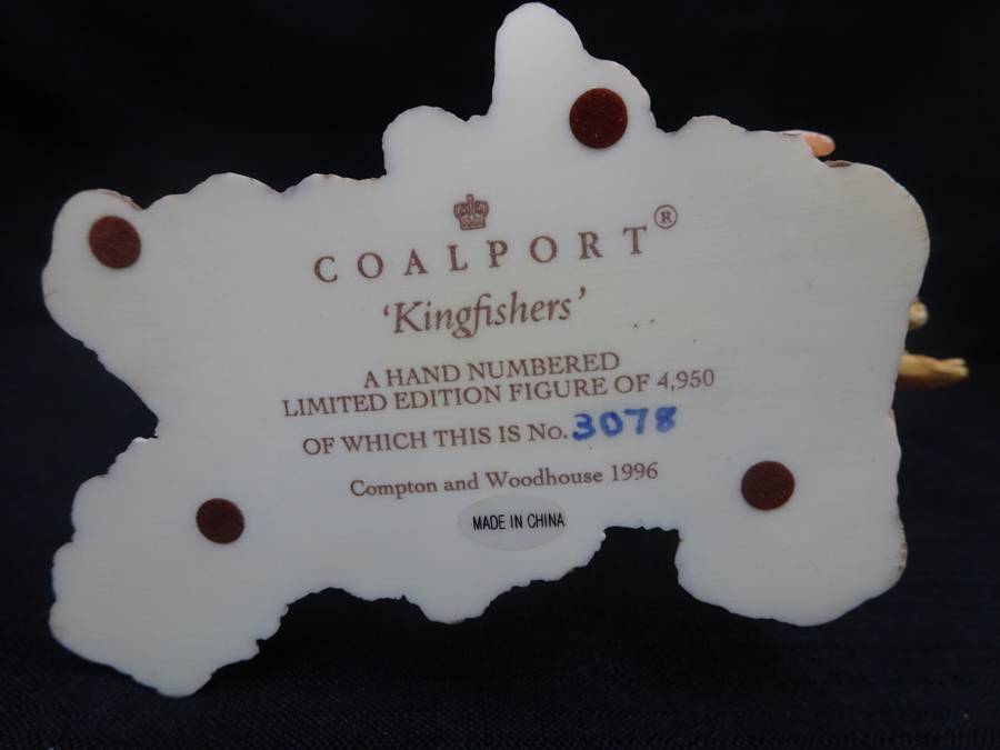 Vintage Limited Edition Coalport Kingfishers Bird Collection - Number 3078/4950